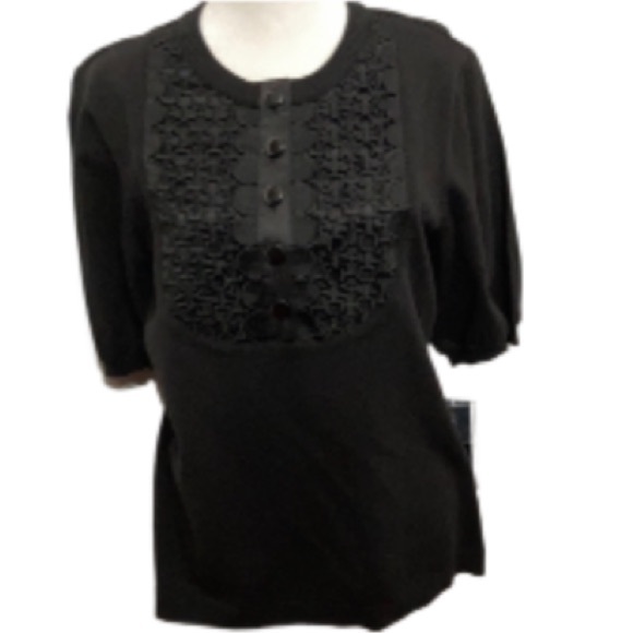 NWT Nygard Elegant Black Sweater Size Petite Large 14/16 - Picture 2 of 14